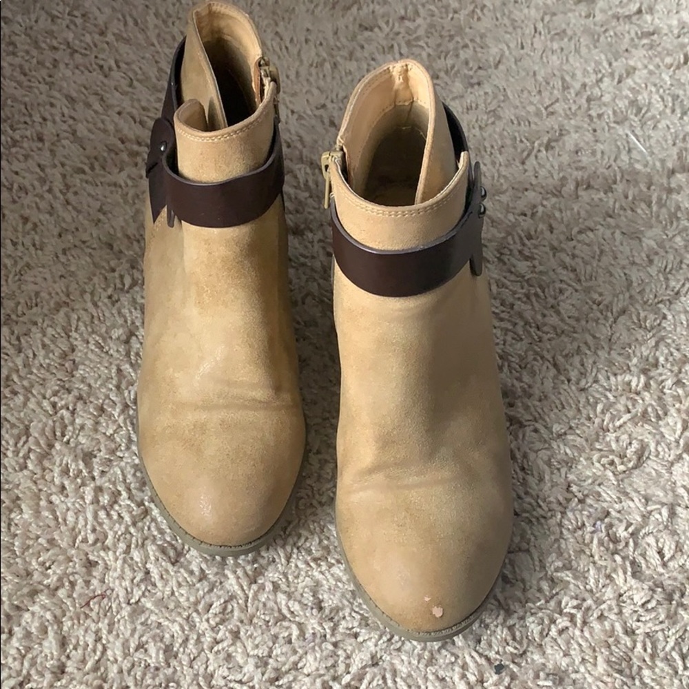 Tan Booties - Picture 2 of 5